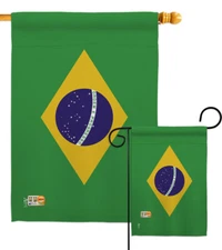 Brazil Nationality South America Rio De Fifa World Cup Garden House Yard Flag