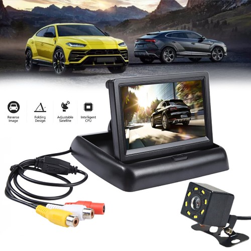 Car Backup Camera Rear View Parking System Night Vision+4.3" Mirror Monitor Kit - Picture 17 of 22