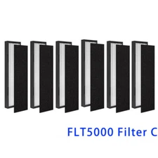 FLT5000 HEPA Filter C Replacement For GermGuardian AirPurifiers AC5000E AAC5000.