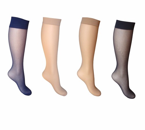 15 Denier Ladies Soft Sheer Knee High 