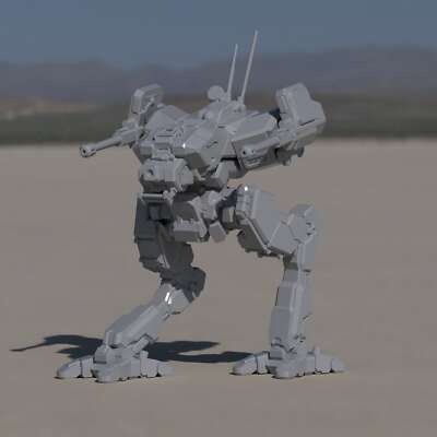 LCT-1V Locust | Battle Mech Miniatures | Tabletop Gaming | Wargames | Sci-Fi