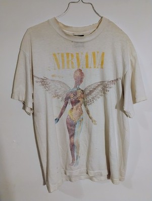Vintage 1993 Nirvana In Utero Giant Tag T Shirt Size L