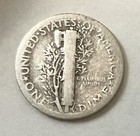 1925-S SILVER MERCURY DIME  Scarce Better Date. Melt Value $5.45 — photo 2
