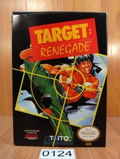 Nr MINTY BOX CIB Target Renegade complete in nintendo nes clean lot nice