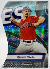 Spencer Strider 2024 Topps Stadium Club Chrome Triumvirates #TRI-12 Braves