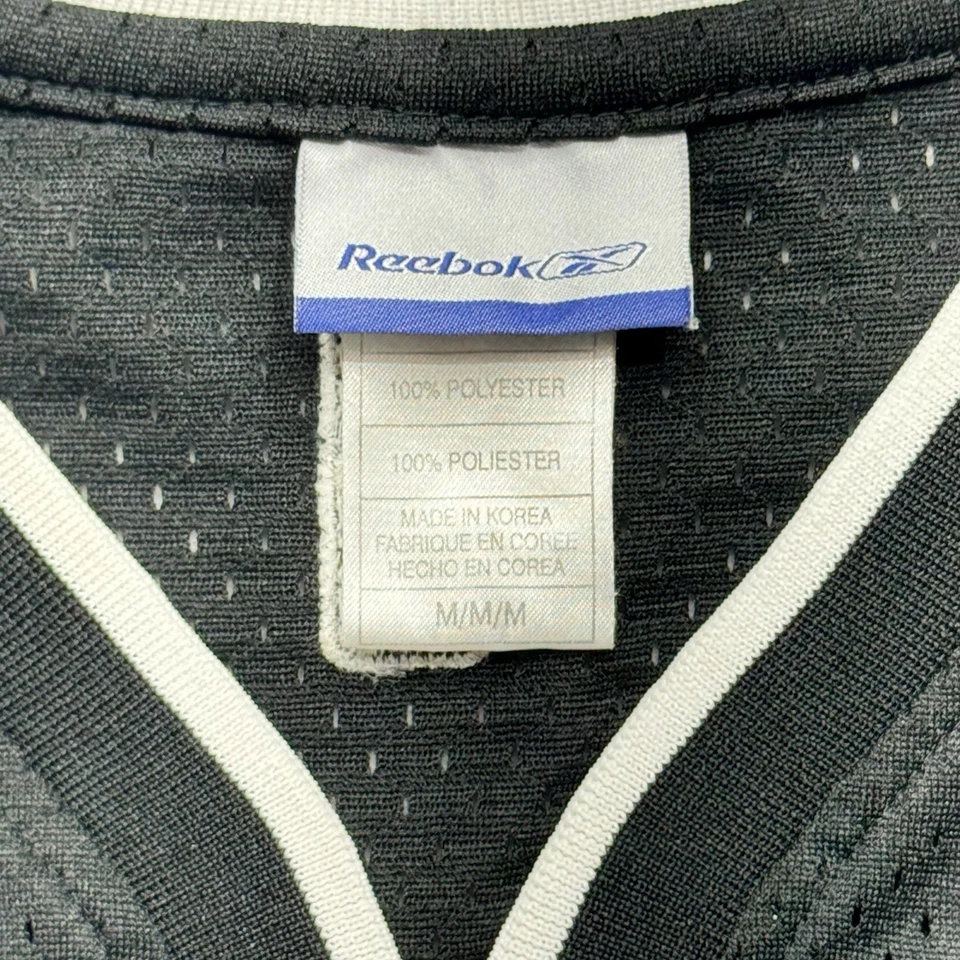 Dwyane Wade Miami Heat Reebok Jersey Medium White Hot Playoffs Vintage NICE! - Image 3 of 4