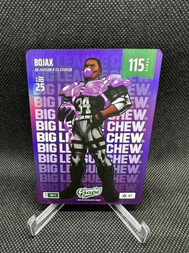 2025 Bo Jackson Battle Arena NSCC BOJAX Big League Chew Grape BLC-1 ALT