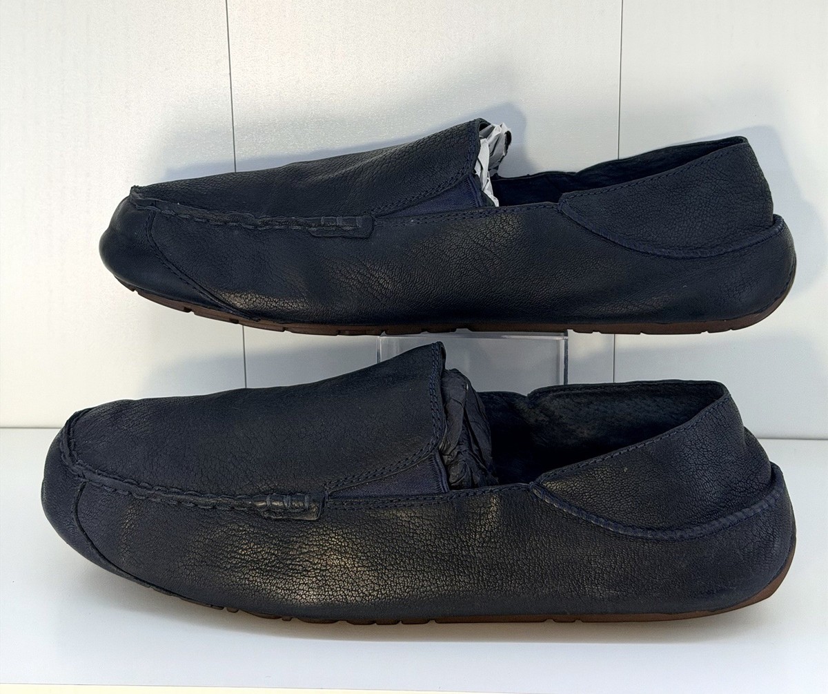 UGG UPSHAW SLIP-ON loafers UGG Upshaw Slip-On Loafer MOLE Grey Gray Men main image 4