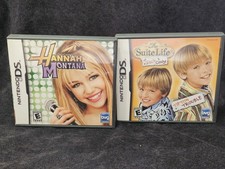 Hannah Montana Suite Life Zack and Cody nintendo DS games Complete Disney kids