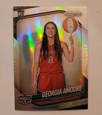 Georgia Amoore Rookie Silver Image Variation 2025 Panini WNBA Prizm #140 RC