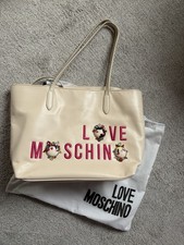 Love Moschino Tasche beige, braun, pink