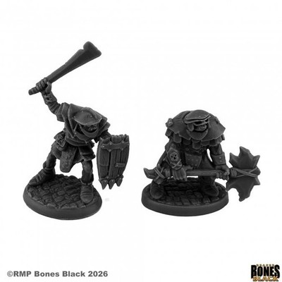 Reaper Bones Black 44311 ORC FLAYER AND AXEMAN (2)