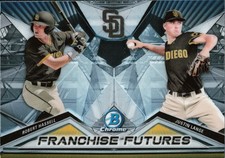 2020 Bowman Draft Franchise Futures #FF-RJ Justin Lange / Robert Hassell Padres