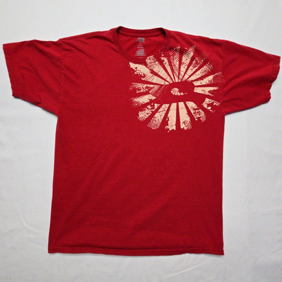 Tony Hawk Red Graphic Tee Cotton Mens Large Skater T-Shirt Y2K | eBay