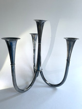 RAR:  Wilhelm Wagenfeld Design: WMF Kerzenhalter, Leuchter, 1952, 50er Jahre