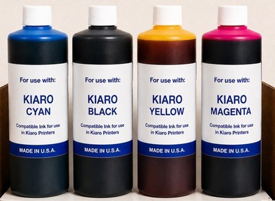 COMPATIBLE INK REFILL Kiaro QuickLabel, 200 QL-120, QL-120e, QL-111 (1,000ml)