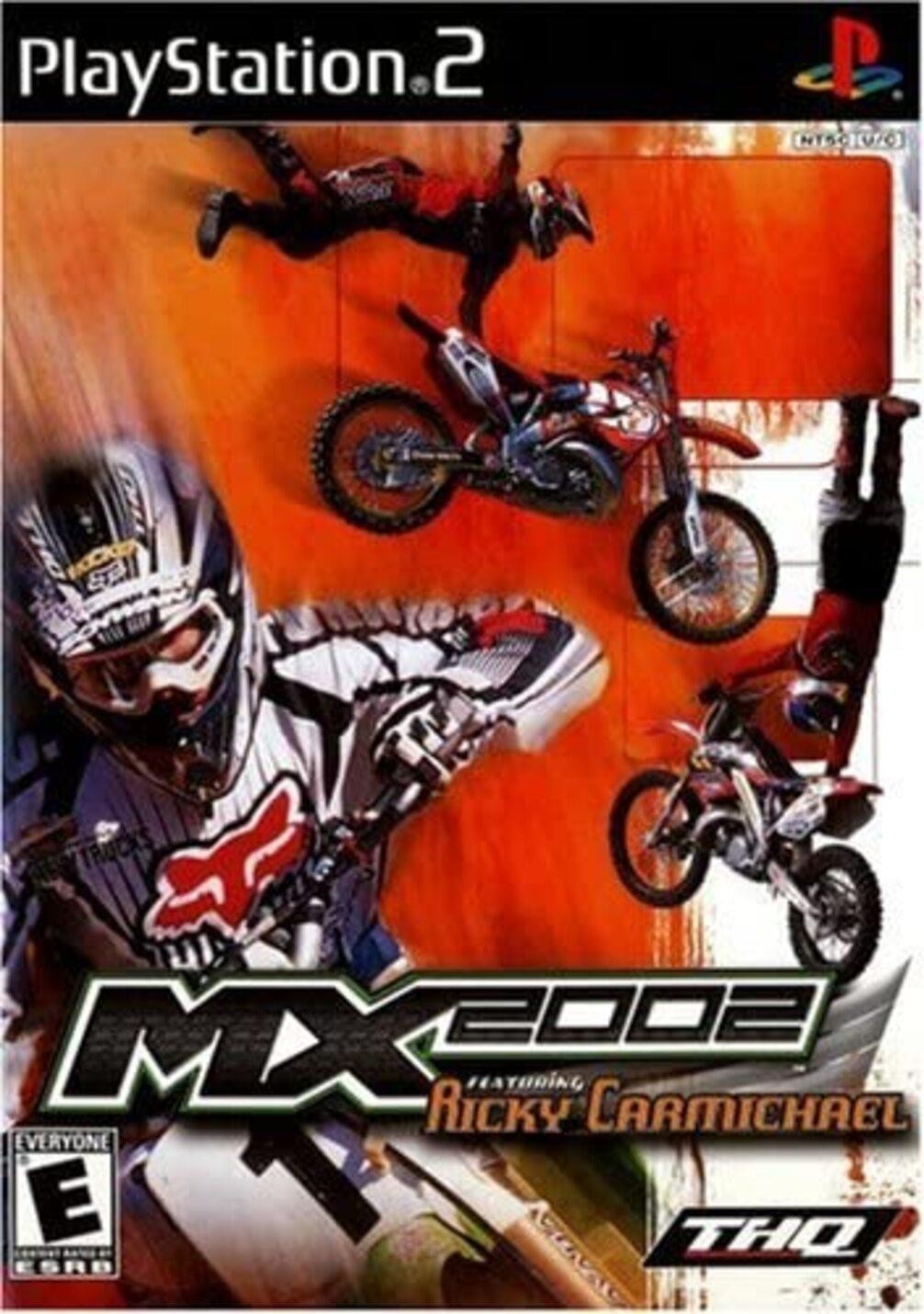 Jeu PS2 Mx 2002 featuring Ricky Carmichael