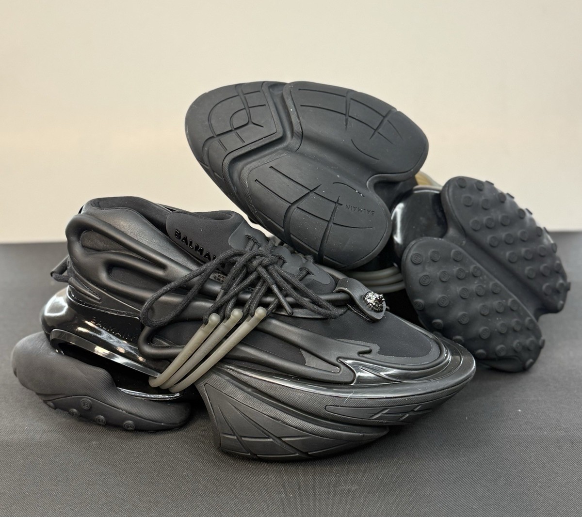Balmain Unicorn Neoprene 'Black' Size MENS US 6 / WOMENS 7.5 | eBay