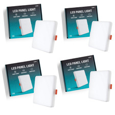 Bright Square LED Ceiling Down Light Panel Wall Kitchen Bathroom Lamp Cool White