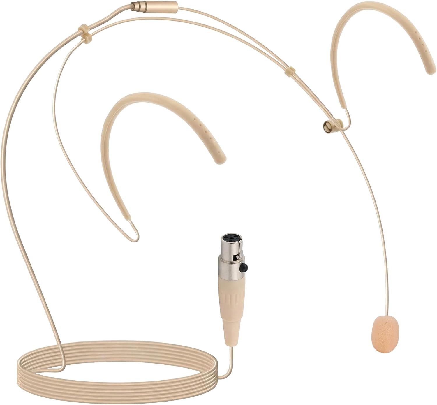Pro Dual Over-Ear Headset Microphone - Professional Hands-Fr