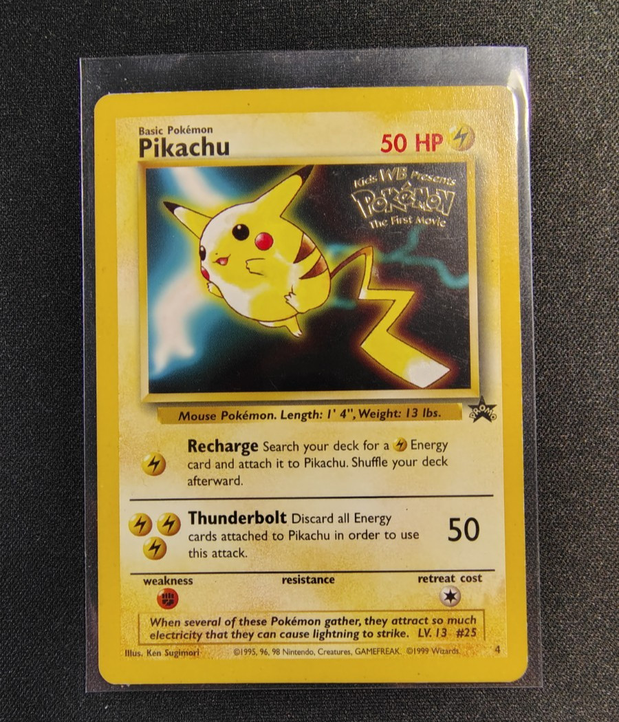 Pokemon TCG Pikachu (Movie Promo) 04/53 Wotc Promo Regular