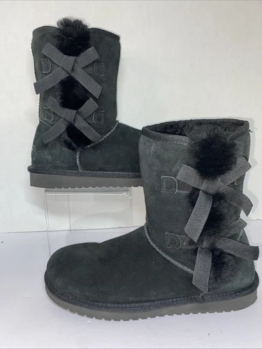 Stivali corti neri Koolaburra by UGG Victoria donna 9 nero scamosciato