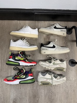 Lot Of 4 Nike Air Max React Air Force 1 Gore-Tex Sz 11-12 Mens Reseller