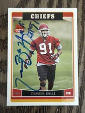 2006 Topps Tamba Hali Signed Autographed Rookie Card Kansas City Chiefs. rookie card picture