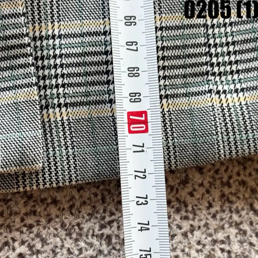 Leshop Check Pattern Double Button Jacket M Excel… - image 3