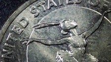 Maria Tallchief 2023 D RARE Error Quarter/CUDS, IN Ponytail, Rim