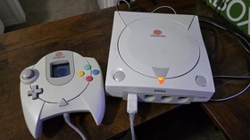 Sega Dreamcast Console GDEMU Installed OpenMenu 64GB SD Card Controller VMU...