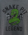 Snake Pit Legend T-Shirt Medium Gray Indianapolis Motor Speedway Indy 500 Nascar — photo 2