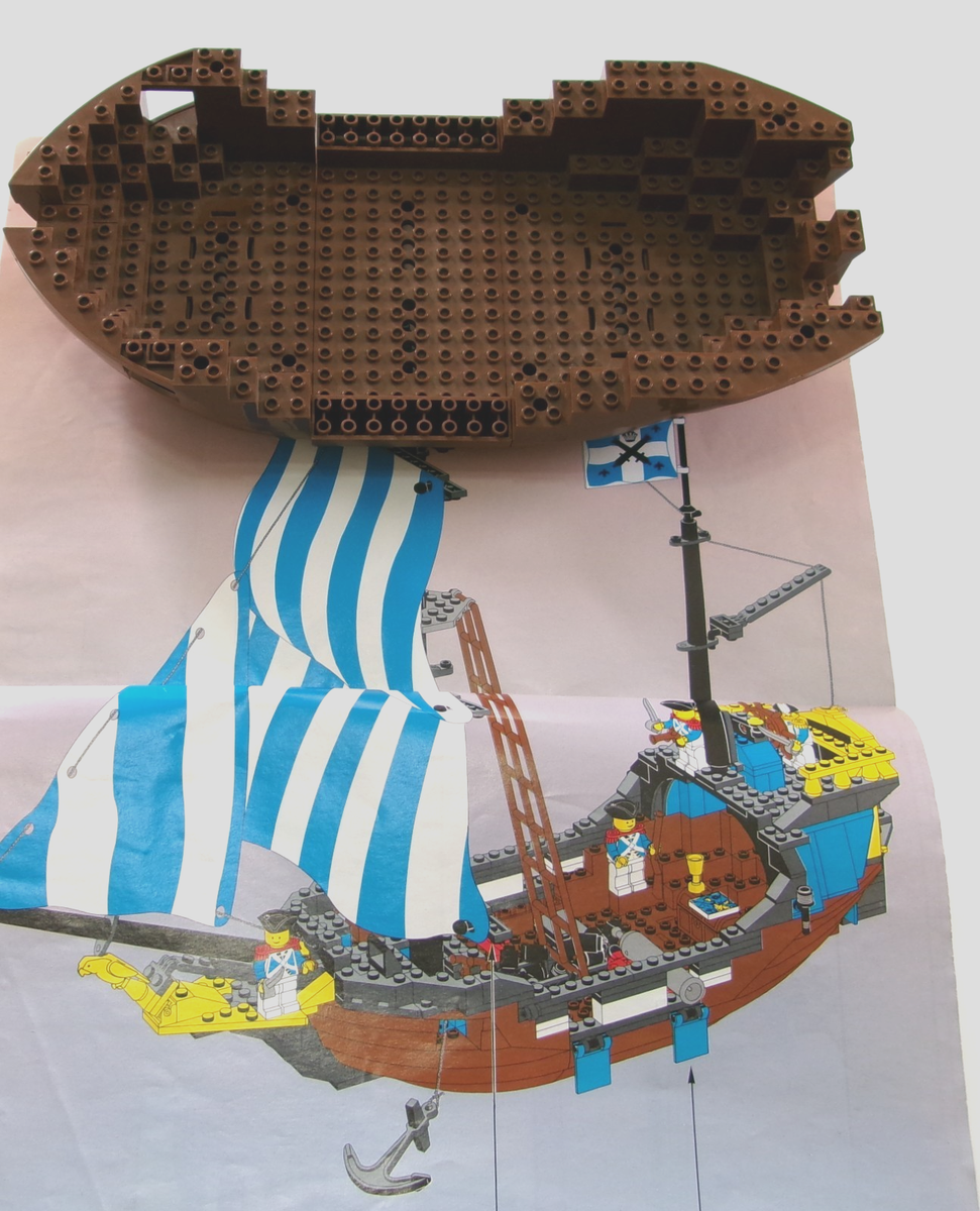 LEGO 6274 Caribbean Clipper 1989 ORIGINAL PARTS Vintage-You Pick 1