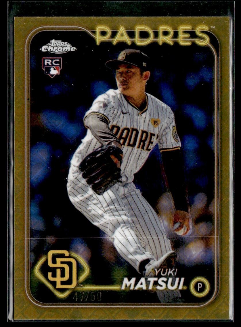 2024 Topps Chrome Yuki Matsui Rookie San Diego Padres #116