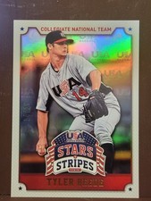 2015 panini usa stars and stripes Tyler Beede Gold Logo 14/25