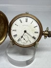 Antique 1902 Waltham Traveller Full Hunter Gold Plated ‘Star’ Cased - Working