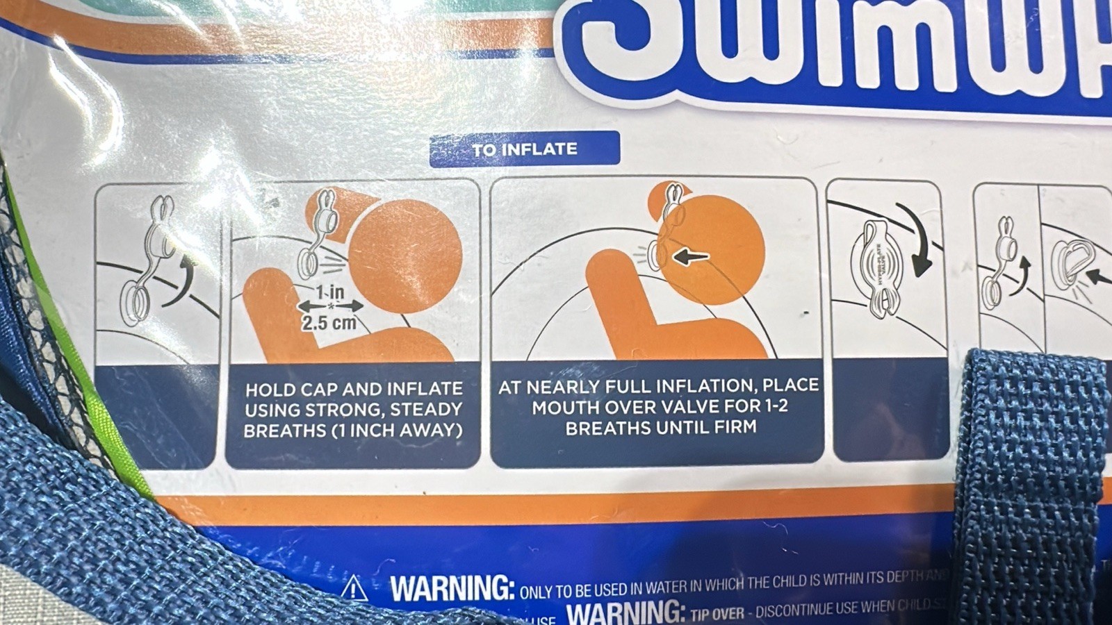 SwimWays Baby Spring Float 9-24 Months Swim Step 1 First Splash New Aqua Fishes