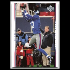 Plaxico Burress #124 2007 Upper Deck New York Giants Football Card NFL NM