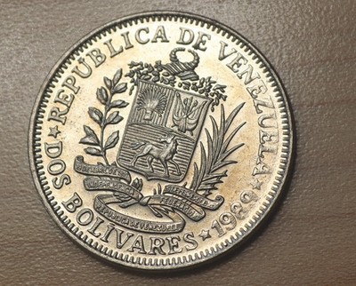 1989 Venezuela 2 Bolivares