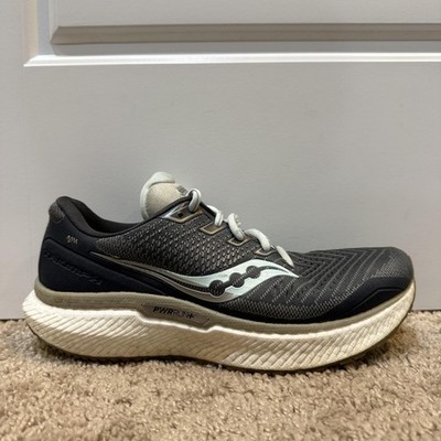 Saucony Triumph 18 Shoes Womens Sz 7.5 Gray Running Cushioned Sneakers Athletic