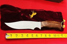 1970s COLT U1010 SHEFFIELD ENGLAND Fixed Blade Hunting BOWIE KNIFE TRAILBLAZER