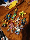Vintage TMNT Teenage Mutant Ninja Turtles Action Figure Lot of 9