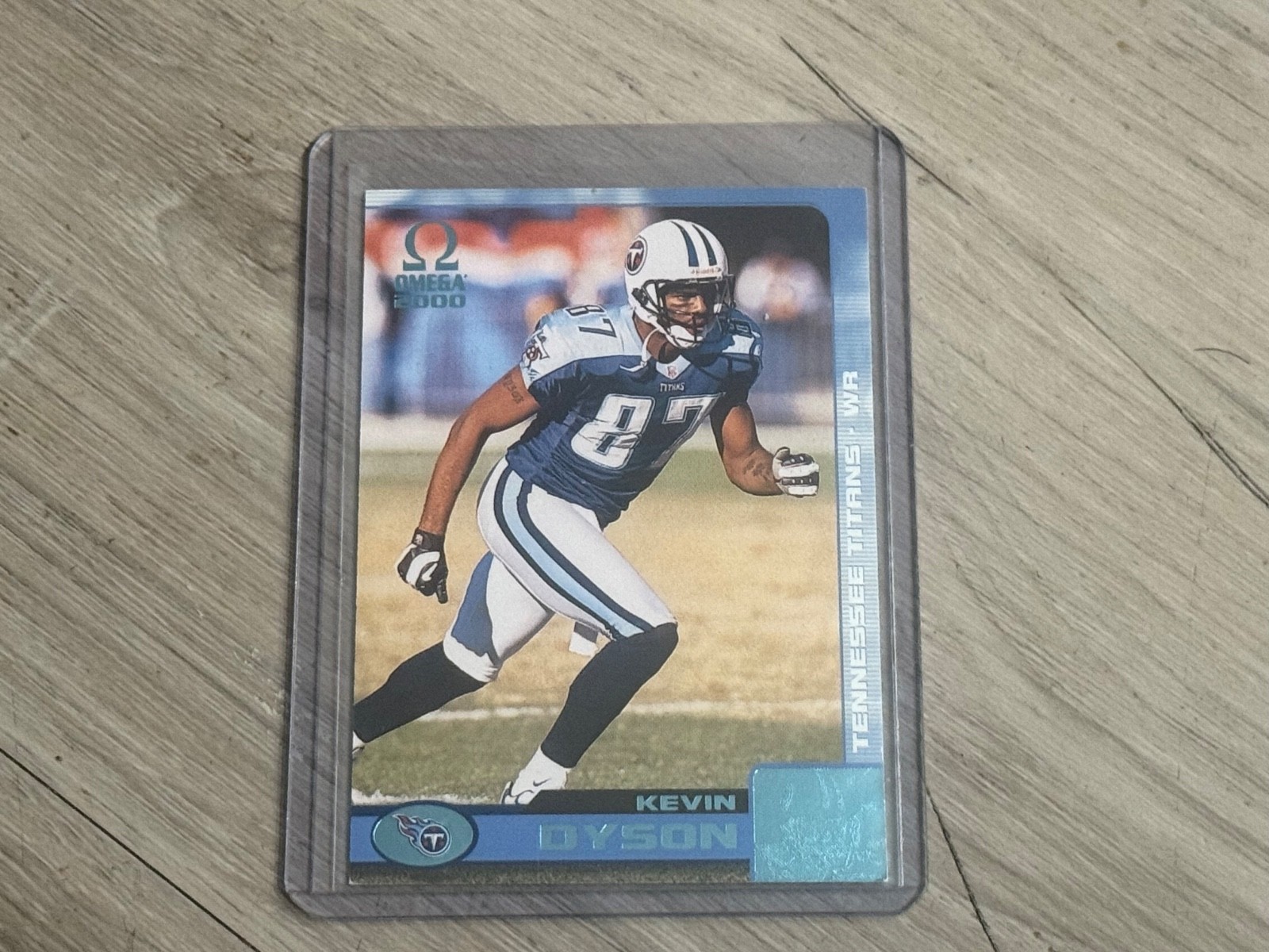 2000 Pacific Omega  Blue Copper   Kevin Dyson  Card #139 Insert 22/51  Titans