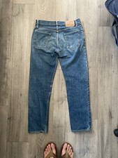 Vintage 1960s Levi  s big e 505-0217 Indigo Raw Denim Jeans Levi Strauss