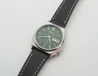 Vintage 1978 Seiko 7546-8340 SilverWave Kanji Day-Date with Metallic Green Dial