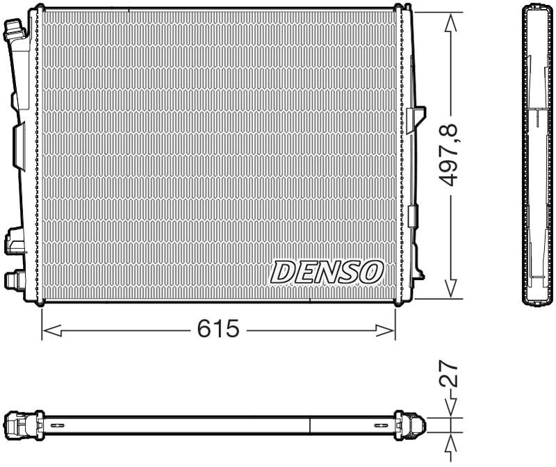 Denso Engine Cooling Radiator - DRM05123 - Fits BMW - OE Quality & Fit - Image 8