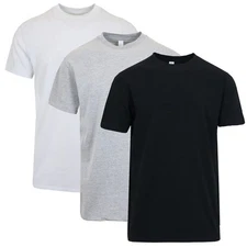 6-Pack Men's Premium Heavyweight Crew Neck Short Sleeve Tee (M-3XL)