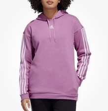 Adidas Women's Gear Up Pullover Hoodie Oversized Fit Small Sweatshirt NEW 1857