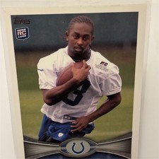 Topps 2012 T.Y. Hilton Rookie #14 Indianapolis Colts NFL Football