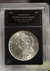 1888 US Morgan Dollar $1 BU Unc Bradford Slab